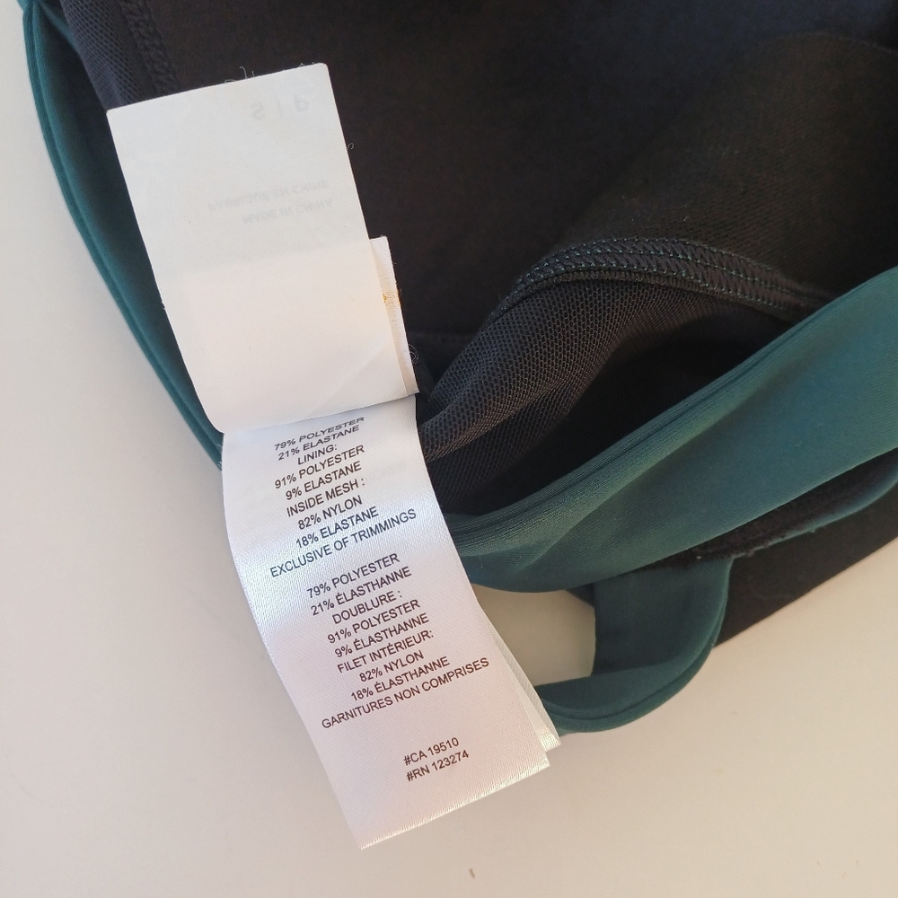 Lolë Step up Emerald Green Sports Bra Workout Top Size S/P - Picture 5 of 5